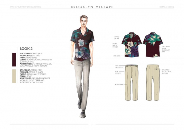 Spring-Summer-19 Mens Collection Details: Look 2