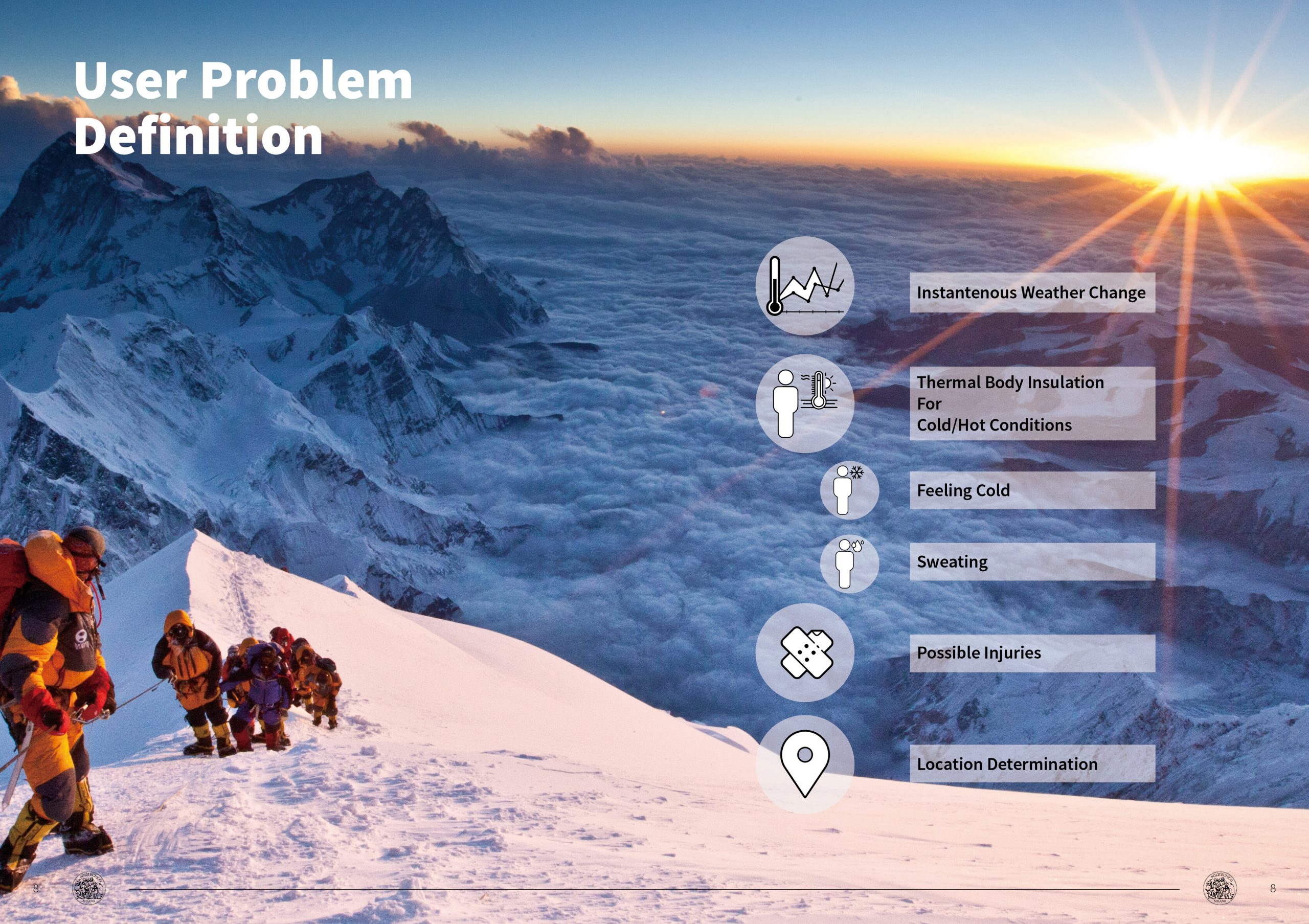 Rhea Project - Mountain Search and Rescue Outfit Designs - User Problem Definition